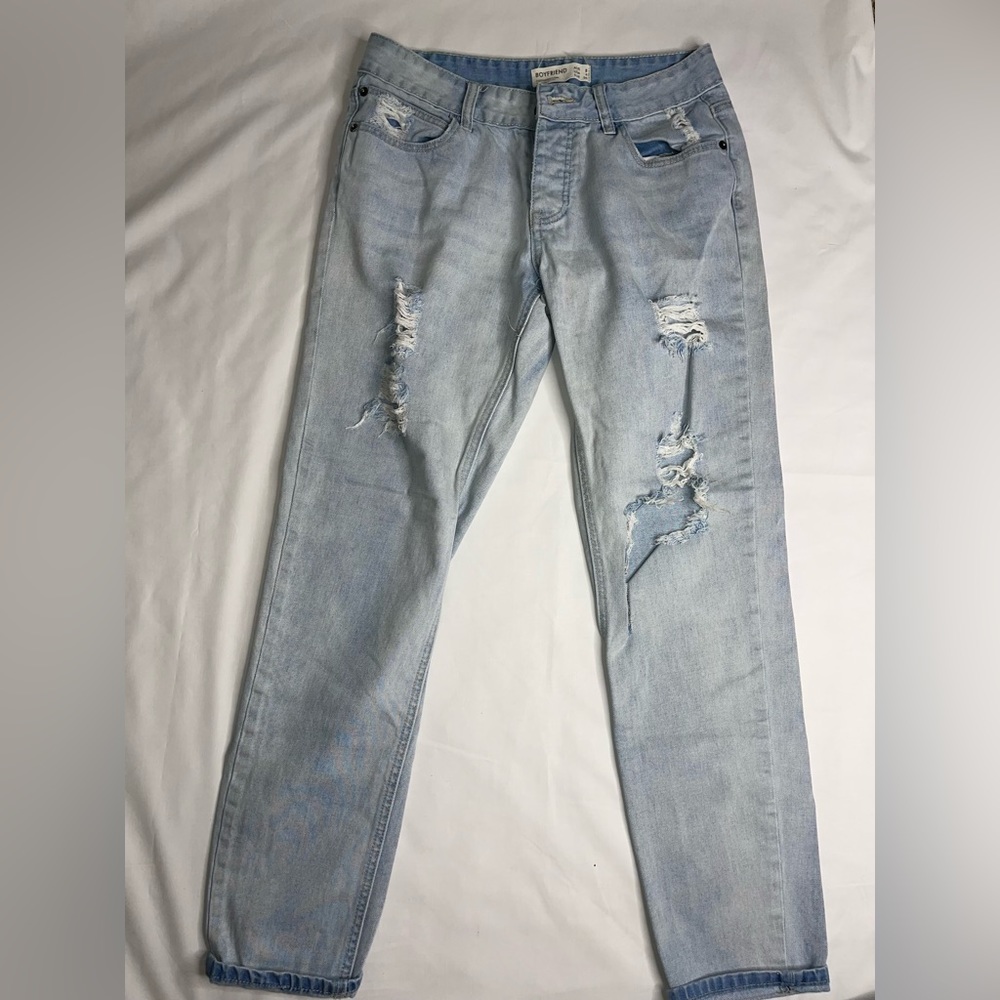 Cotton On boyfriend distressed denim